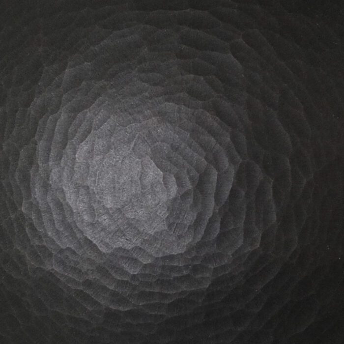 Hammered Matte Black Bronze