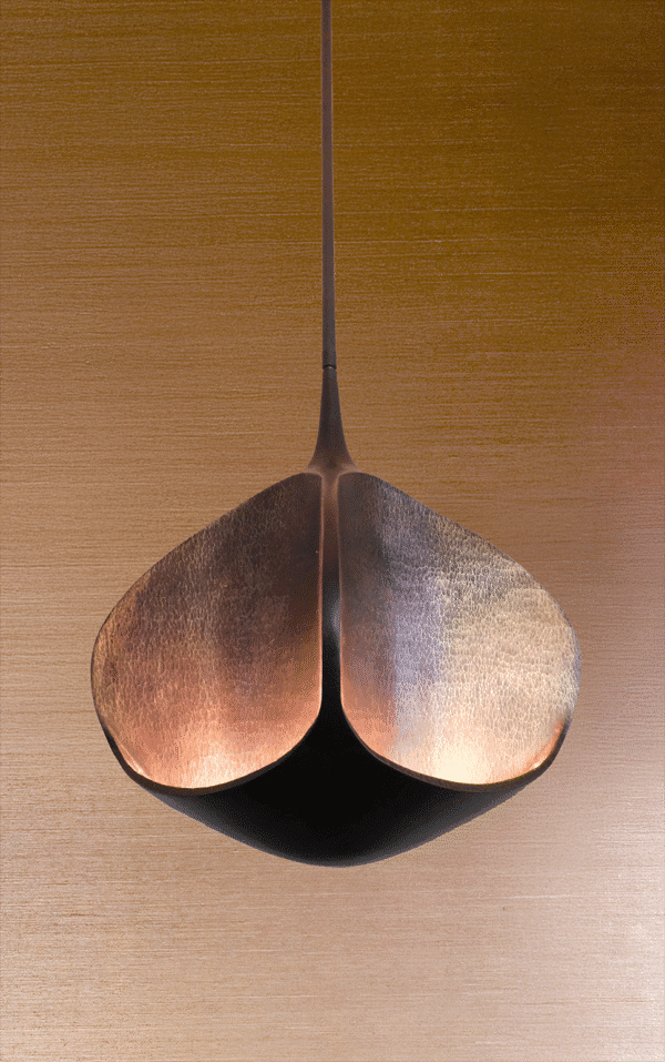 Orchid Bronze Pendant - Image 3